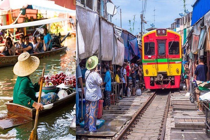 Private Amphawa & Maeklong Railway Market Day Tour with Fireflies - Amphawa Floating Market: Canal Life, Boat Food, and Great Pictures