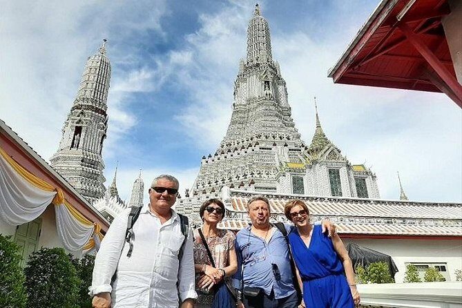 Private Bangkok Grand Palace Full-Day City sightseeing Tour - Wat Arun on the Chao Phraya: postcard views with context