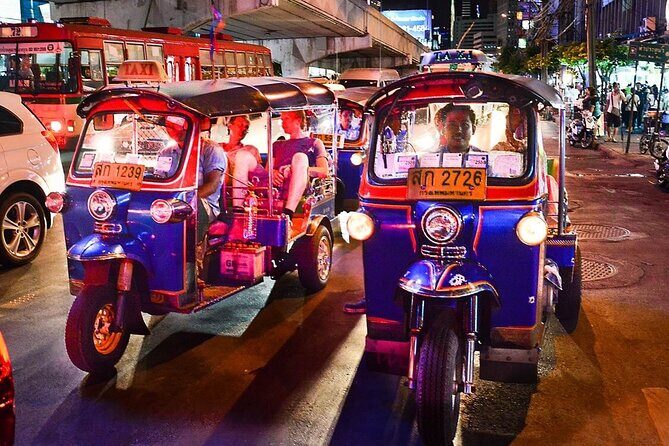 Private Bangkok Night Tour by Tuk Tuk with Dinner - Democracy Monument: A Short Stop That Adds City Context