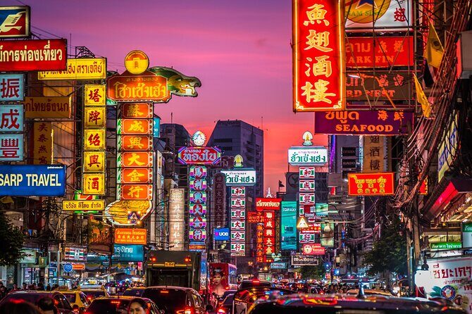 Private Bangkok Night Tour by Tuk Tuk with Dinner - Chinatown (Bangkok): Yaowarat Road After Dark