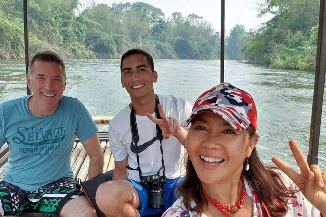 Private Erawan Waterfall, River Kwai, Death Railway Tour from Bangkok - Bamboo rafting on the River Kwai: what you should expect
