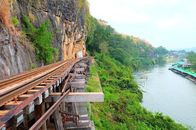 Private Historic River Kwai Death Railway, War Cemetery and Hellfire Pass Tour - River Kwai Bridge: the famous iron crossing in context
