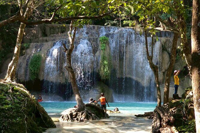 Private Tour to Erawan Waterfall and Boat Tour in Kanchanaburi - Erawan Waterfalls: Seven Tiers and Swim-Friendly Water Time