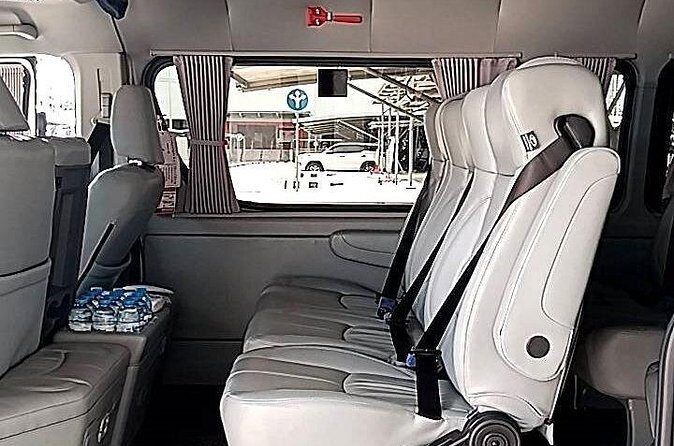 Private Transfer from Hotel to Bangkok Airport incl. tollway - Onboard Comfort: AC, Water, and Fresh Towels
