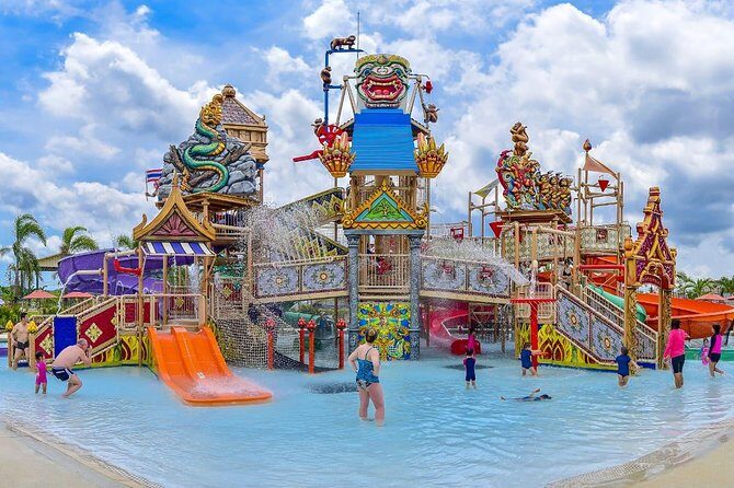 Ramayana Water Park in Pattaya Admission Ticket - No hotel pickup: your transport plan is part of the day