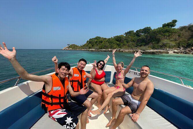 Speedboat Tour From Pattaya to Koh Larn Coral & Sak Island - Pattaya coastline parasailing platform: a final watersports window