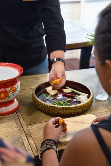 Sukhumvit: Hands-on Thai Cooking Class & Market Tour in BKK - Mango Carving for Afternoon and Evening Sessions