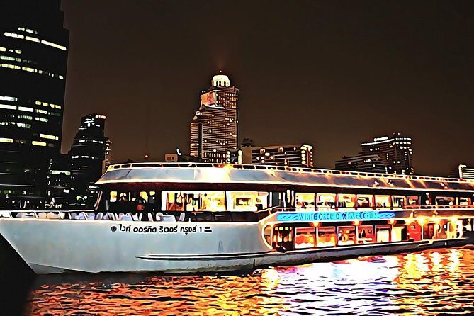The White Orchid: Chao Phraya Dinner Cruise Experience - Dinner buffet reality check: Thai and international food, plus station flow