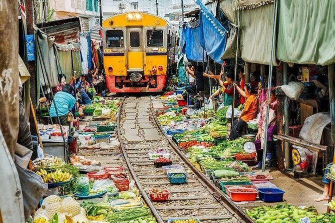 Train Market and Floating Market half day tour - Drop-off options give you control after the markets