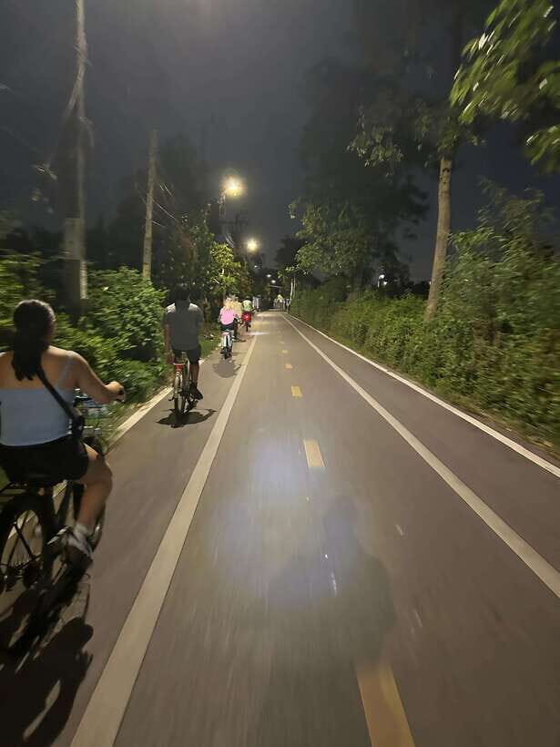 Twilight Firefly Bangkok Bicycle Tour - Biking the quiet jungle paths: safer than you’d expect