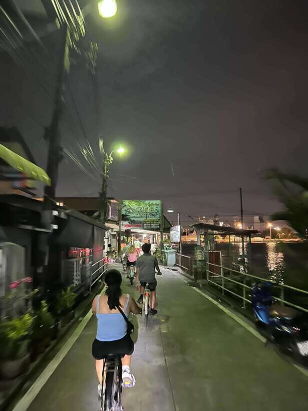 Twilight Firefly Bangkok Bicycle Tour - Sri Nakhon Khuean Khan Park: birds, crickets, and sunset fish-feeding