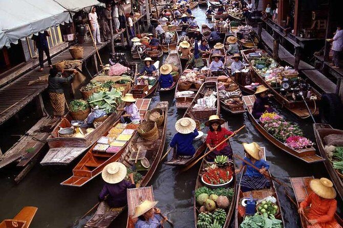 VIP Private Tour Damnoen Saduak+ Amphawa + Mae Klong Railway - Wat Bang Kung + Muay Thai Park: temples with a punchy local twist